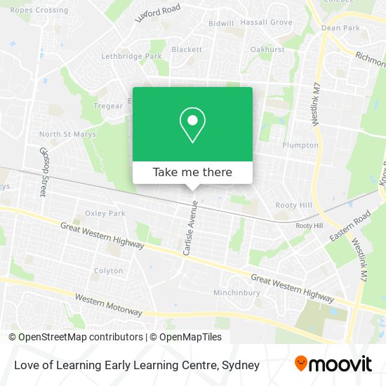 Love of Learning Early Learning Centre map