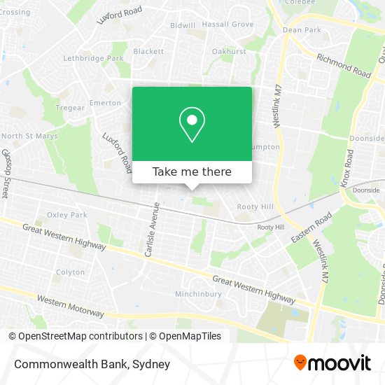 Commonwealth Bank map