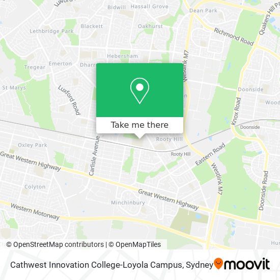 Cathwest Innovation College-Loyola Campus map