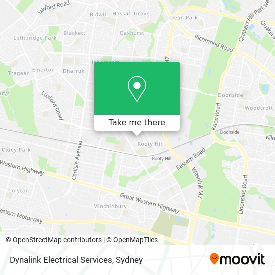 Mapa Dynalink Electrical Services