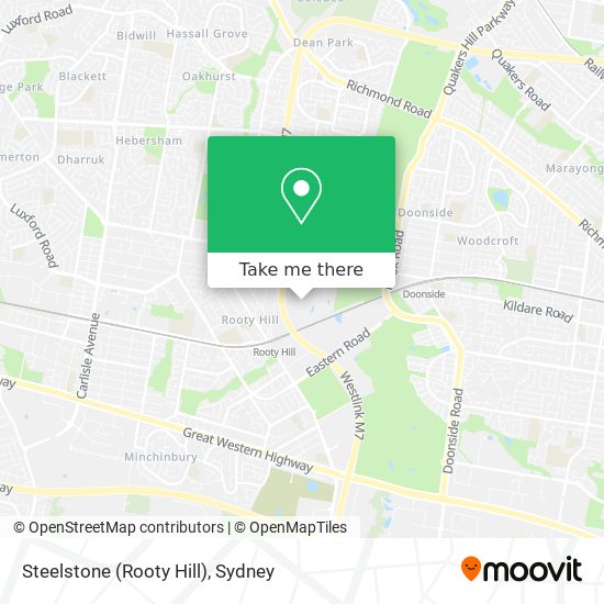 Mapa Steelstone (Rooty Hill)