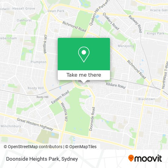 Doonside Heights Park map