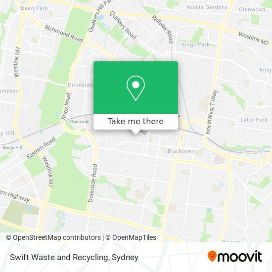Swift Waste and Recycling map