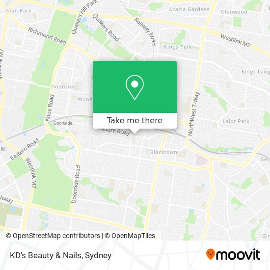 KD's Beauty & Nails map