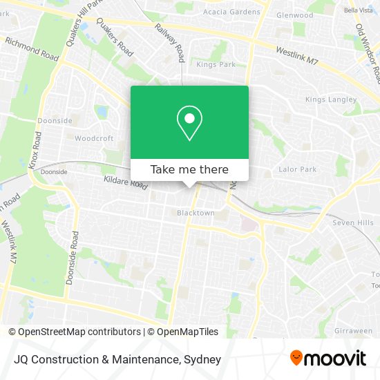 JQ Construction & Maintenance map