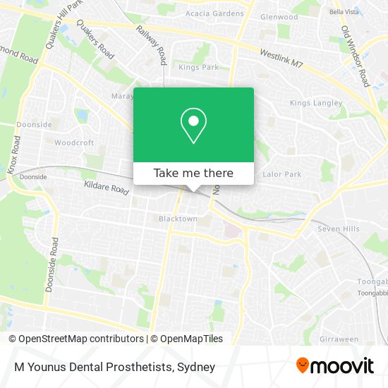 M Younus Dental Prosthetists map
