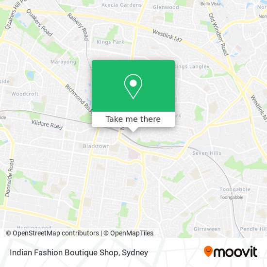 Indian Fashion Boutique Shop map