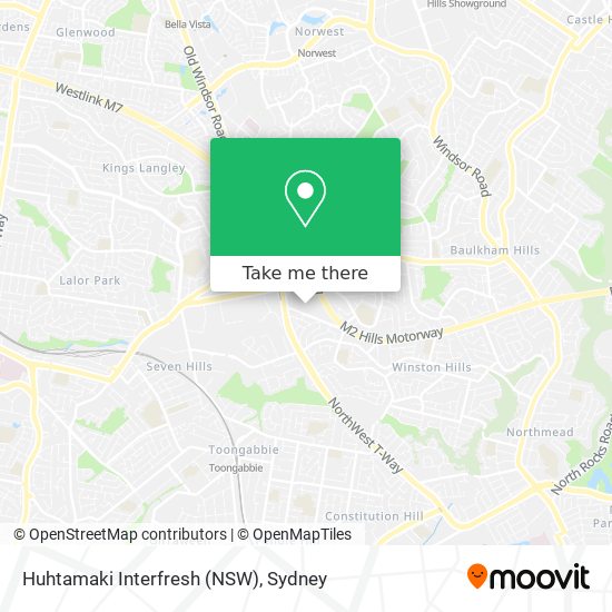 Huhtamaki Interfresh (NSW) map