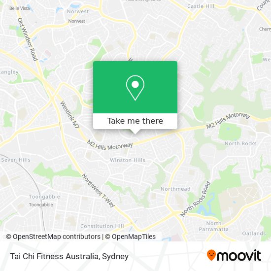 Tai Chi Fitness Australia map