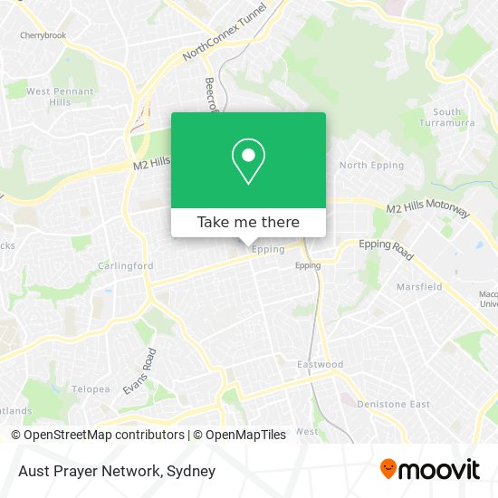 Aust Prayer Network map