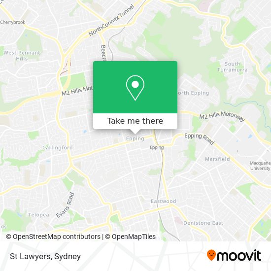 St Lawyers map