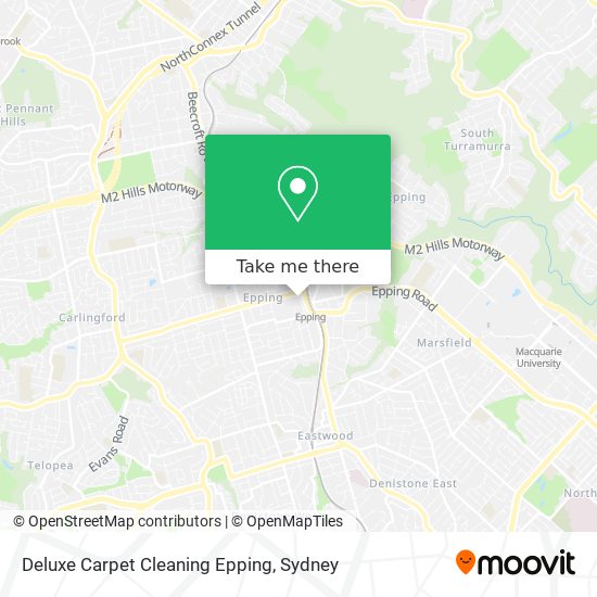 Mapa Deluxe Carpet Cleaning Epping