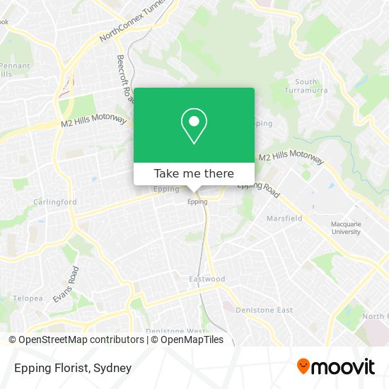 Epping Florist map