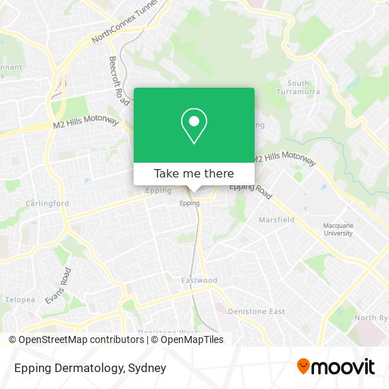 Mapa Epping Dermatology