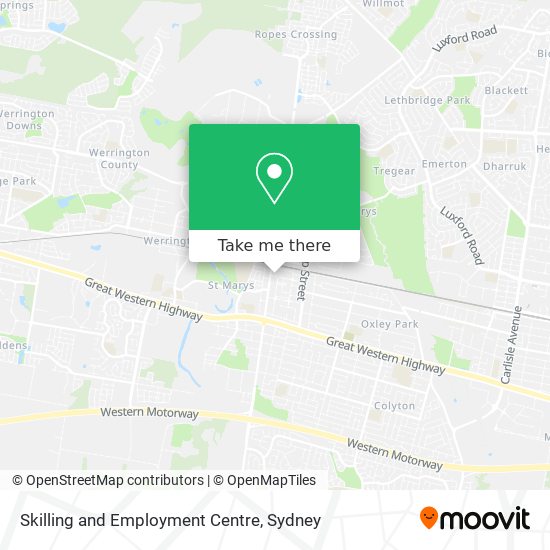 Skilling and Employment Centre map