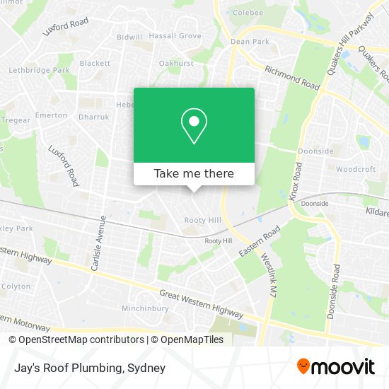 Mapa Jay's Roof Plumbing