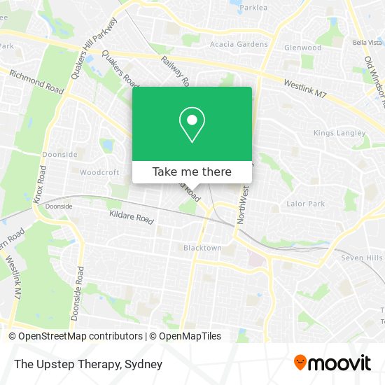 The Upstep Therapy map