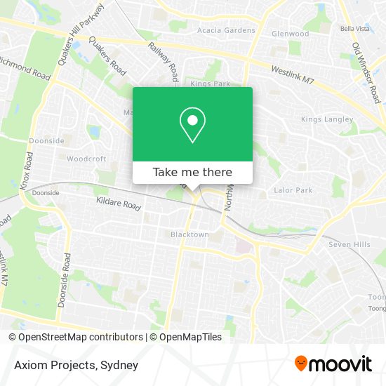 Axiom Projects map