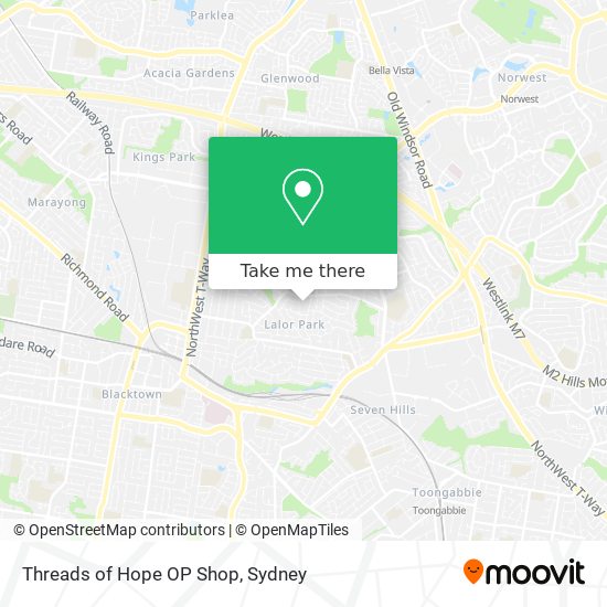 Threads of Hope OP Shop map