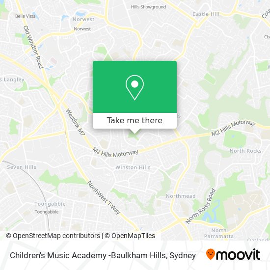 Children's Music Academy -Baulkham Hills map