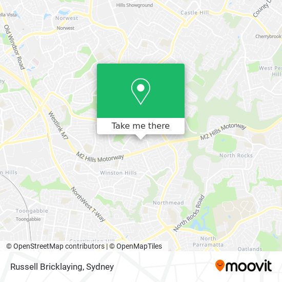 Russell Bricklaying map