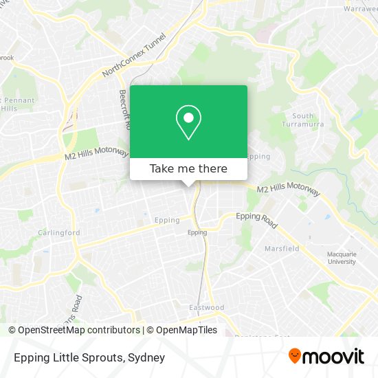 Epping Little Sprouts map
