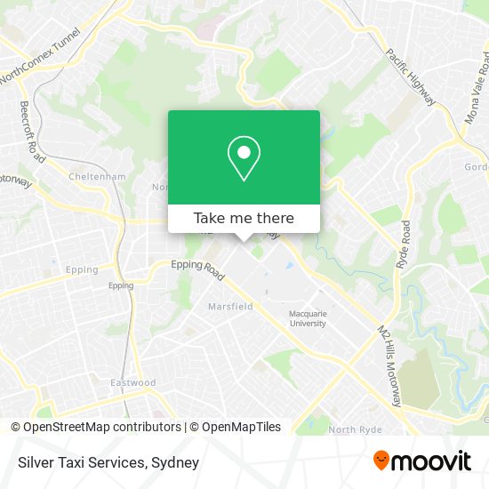 Silver Taxi Services map