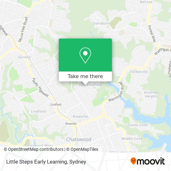 Little Steps Early Learning map