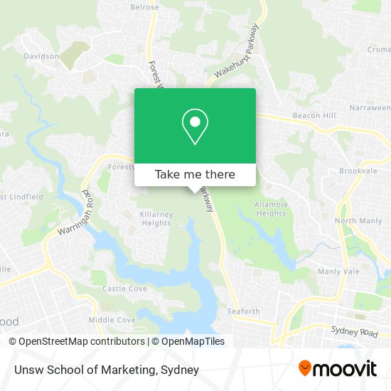 Unsw School of Marketing map