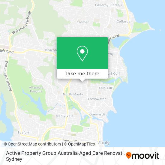 Mapa Active Property Group Australia-Aged Care Renovati