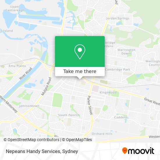 Nepeans Handy Services map