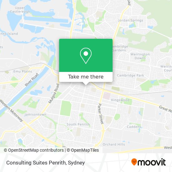 Consulting Suites Penrith map