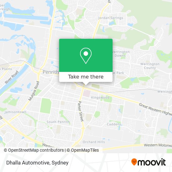 Dhalla Automotive map