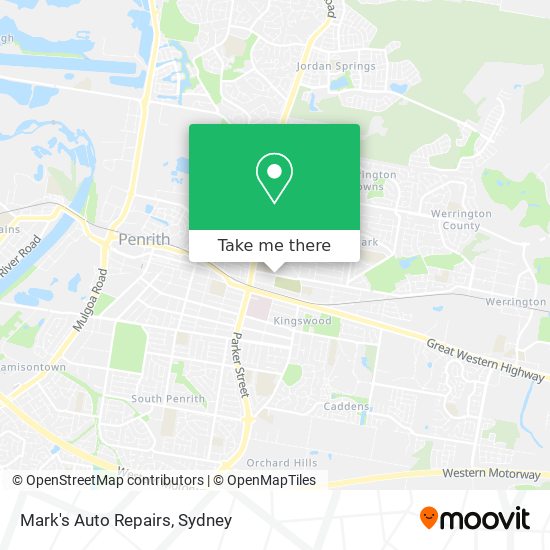 Mark's Auto Repairs map