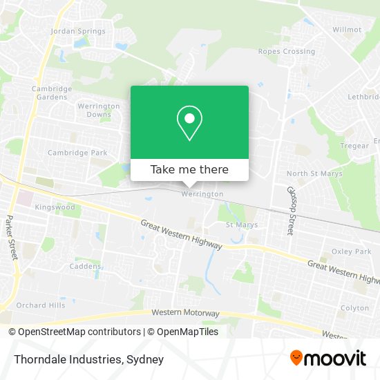 Thorndale Industries map