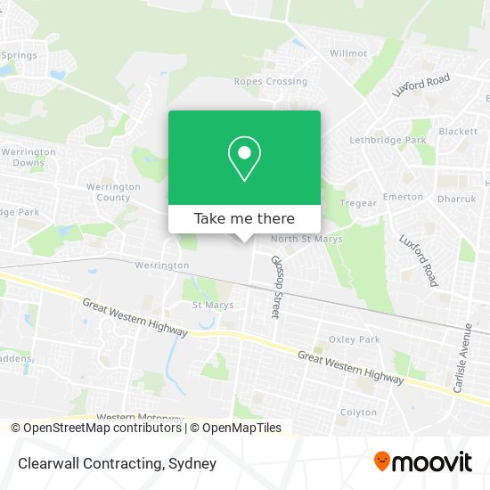 Clearwall Contracting map