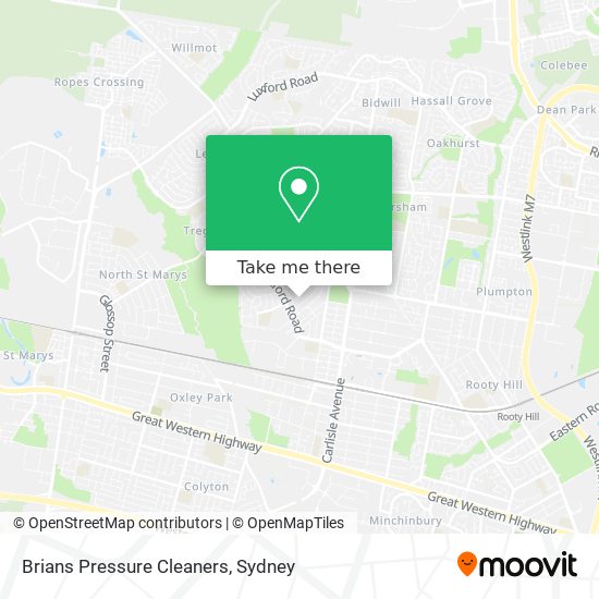 Brians Pressure Cleaners map