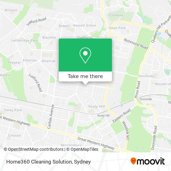 Home360 Cleaning Solution map