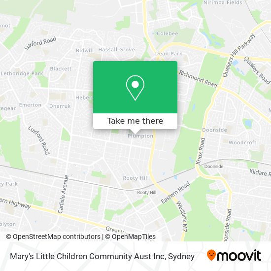 Mary's Little Children Community Aust Inc map