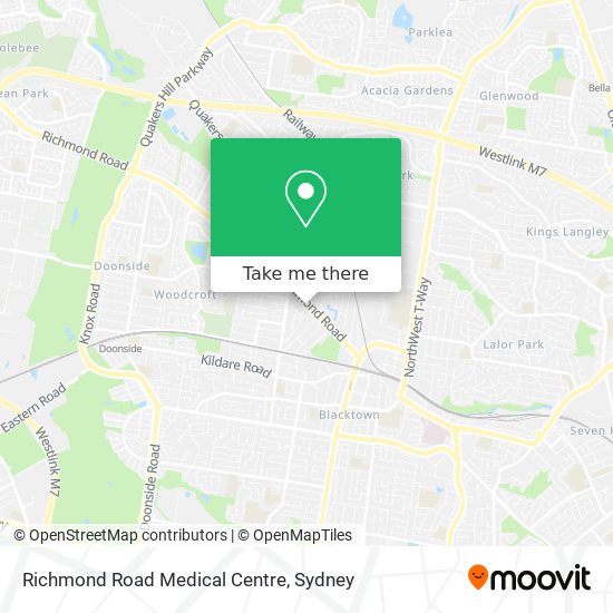 Mapa Richmond Road Medical Centre