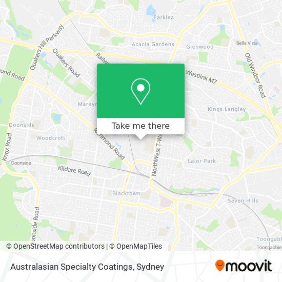 Mapa Australasian Specialty Coatings