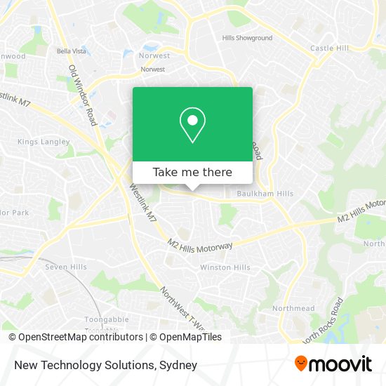New Technology Solutions map