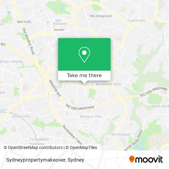 Mapa Sydneypropertymakeover