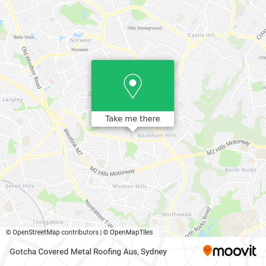 Gotcha Covered Metal Roofing Aus map