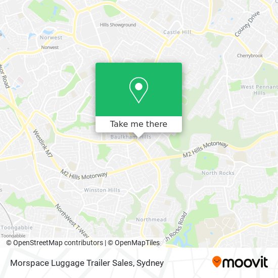 Mapa Morspace Luggage Trailer Sales