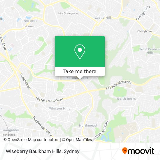 Wiseberry Baulkham Hills map