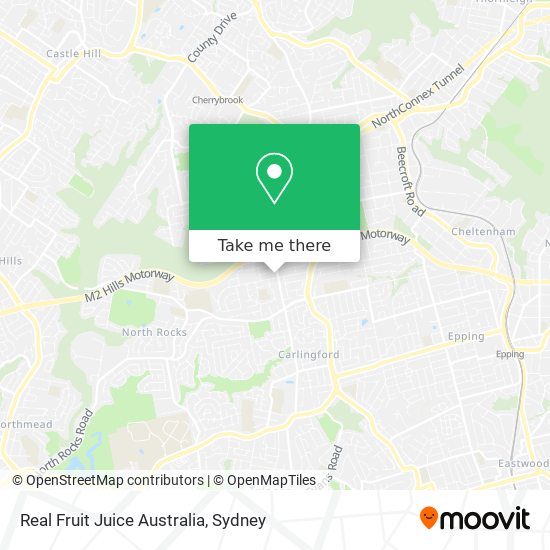 Real Fruit Juice Australia map