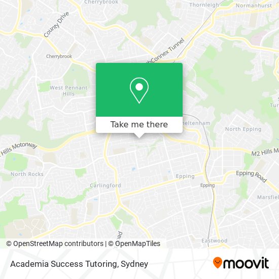 Academia Success Tutoring map