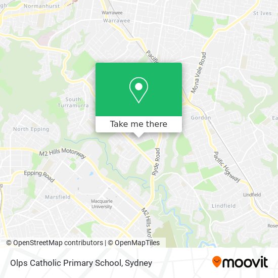 Olps Catholic Primary School map