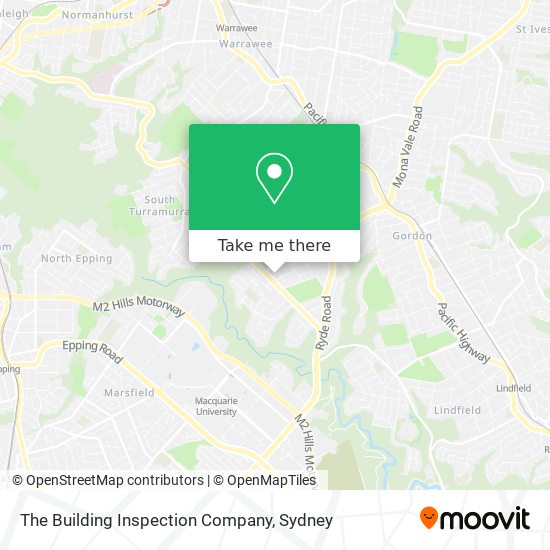 Mapa The Building Inspection Company